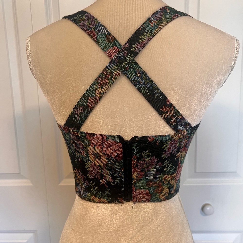 Dolls Kill Multicolor Lace-Up Corset Top - Picture 5 of 11